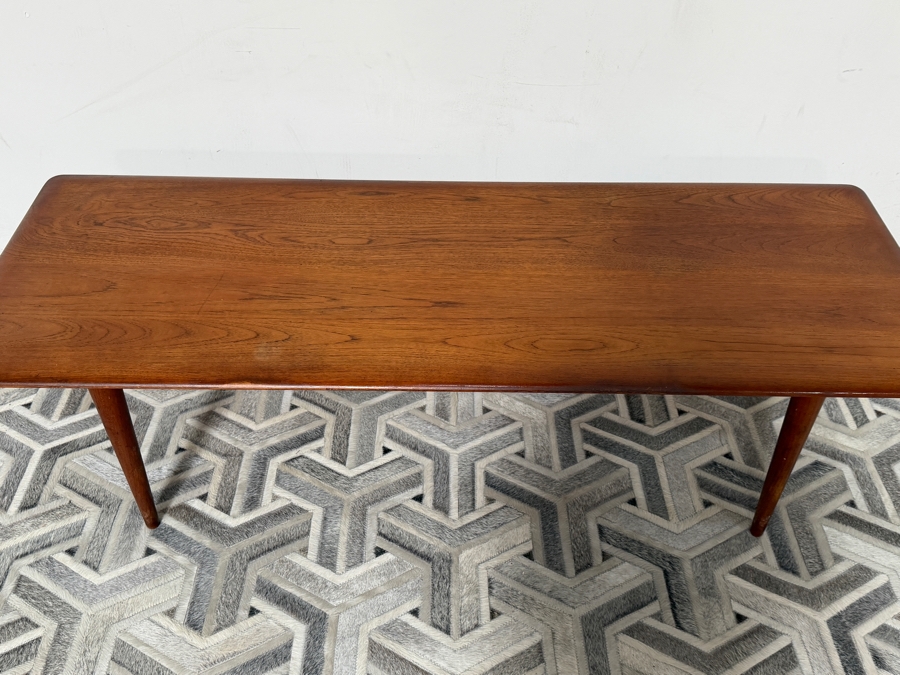 Vintage Danish Mid-Century Modern Teak Coffee Table by Peter Hvidt for France & Son 57.5W X 21D X 16H [Photo 6]
