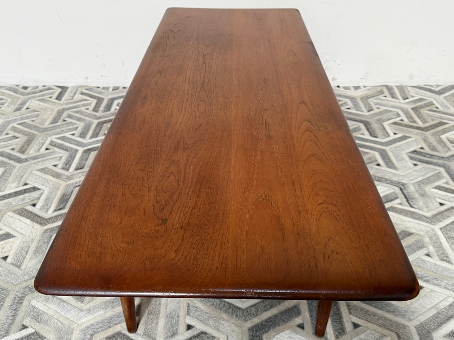 Vintage Danish Mid-Century Modern Teak Coffee Table by Peter Hvidt for France & Son 57.5W X 21D X 16H [Photo 7]
