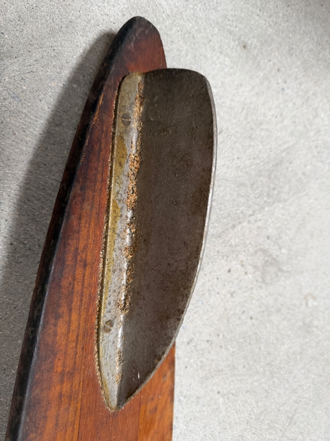 Vintage Western Wood Magic Slalom Wooden Water Ski Signed By World Champion Alfredo Mendoza 70'L [Photo 7]
