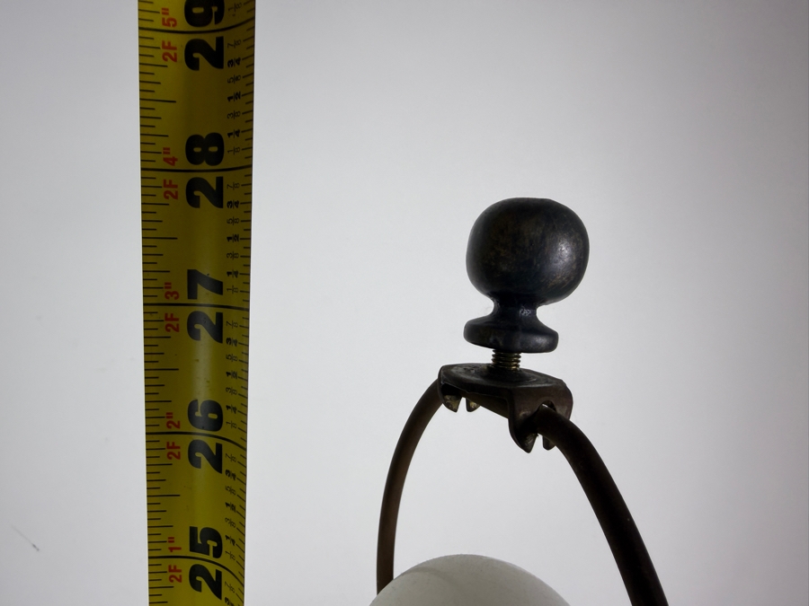 Mid-Century Modern Turned Sculptural Walnut Wood Table Lamp 28'H [Photo 5]