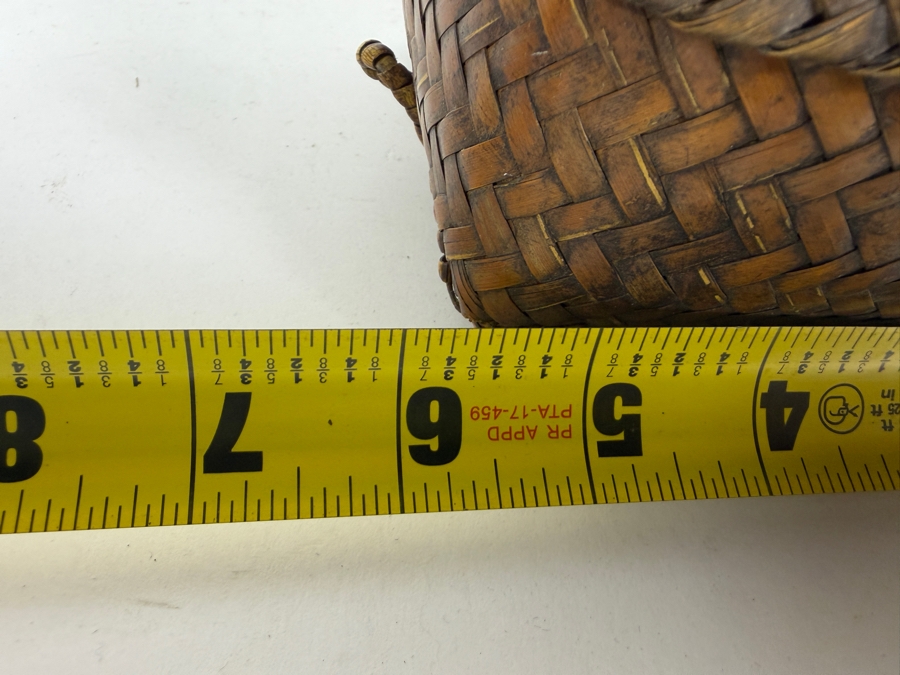 Vintage Rattan Rice Basket from the Ifugao Tribe in the Philippines 6'W X 5'D X 5'H [Photo 7]