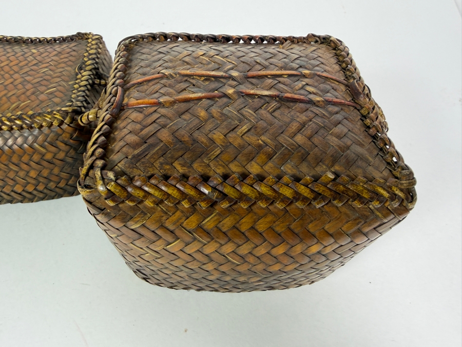 Vintage Rattan Rice Basket from the Ifugao Tribe in the Philippines 6'W X 5'D X 5'H [Photo 6]