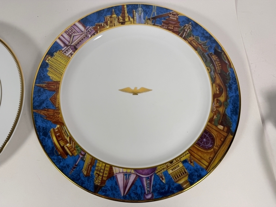 The American Club Hong Kong and the Shanghai American Club Porcelain Commemorative Plates 12' - 14' [Photo 2]