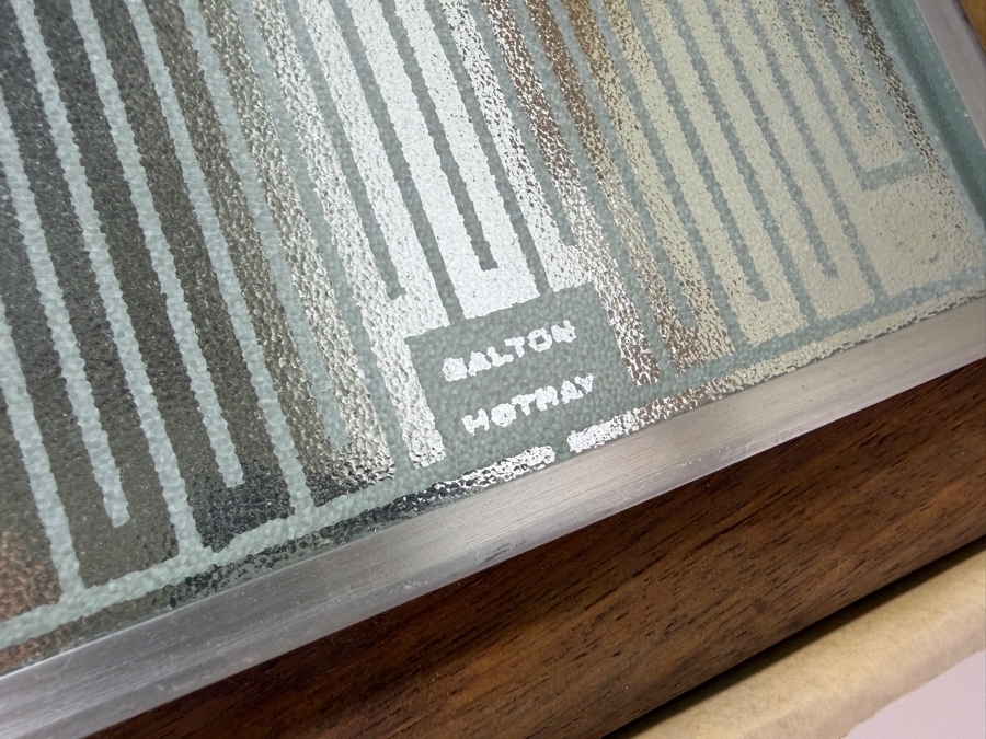 Set Of Two Vintage Salton Hotray Electric Warming Trays With Walnut Handles And Original Box 19.5'W - 25'W [Photo 3]