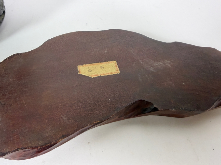 Lot Of Nine Vintage Chinese Wooden Display Stands of Different Shapes [Photo 6]