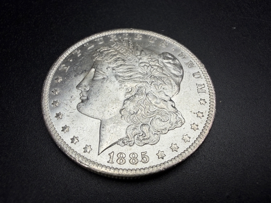 1885 O Brilliant Uncirculated Morgan Silver Dollar [Photo 2]