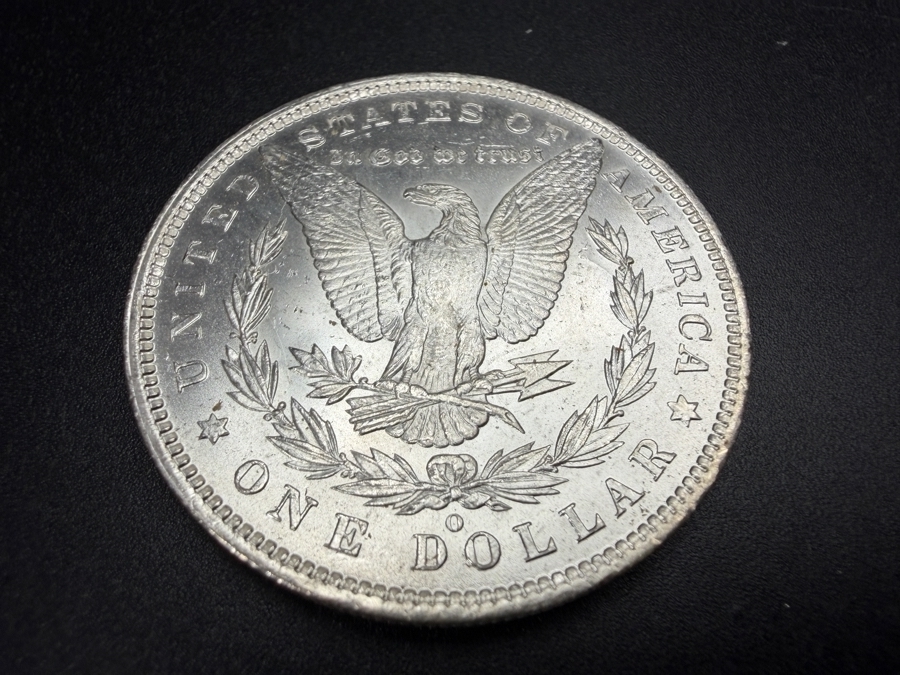 1885 O Brilliant Uncirculated Morgan Silver Dollar [Photo 4]