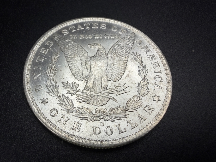 1885 O Brilliant Uncirculated Morgan Silver Dollar [Photo 4]