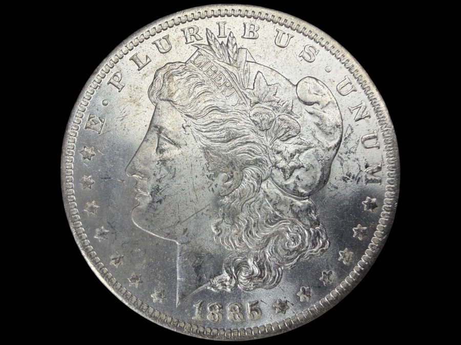 Antique Brilliant Uncirculated Silver Dollar Coin Sale Featuring Silver Morgans and Peace Dollars Part Two