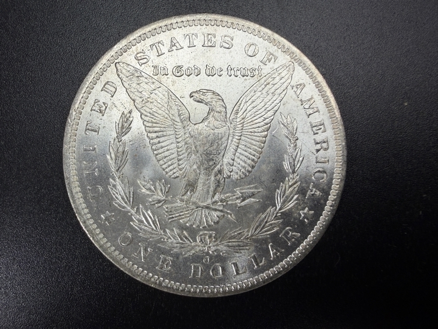 1885 O Brilliant Uncirculated Morgan Silver Dollar [Photo 3]