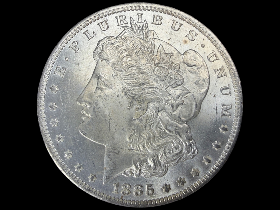 Antique Brilliant Uncirculated Silver Dollar Coin Sale Featuring Silver Morgans and Peace Dollars Part Two