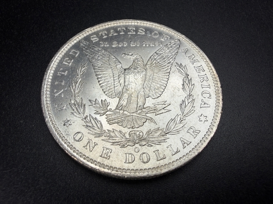 1885 O Brilliant Uncirculated Morgan Silver Dollar [Photo 4]