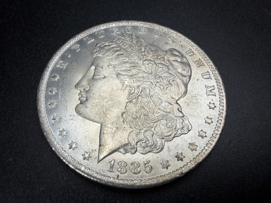 1885 O Brilliant Uncirculated Morgan Silver Dollar [Photo 2]