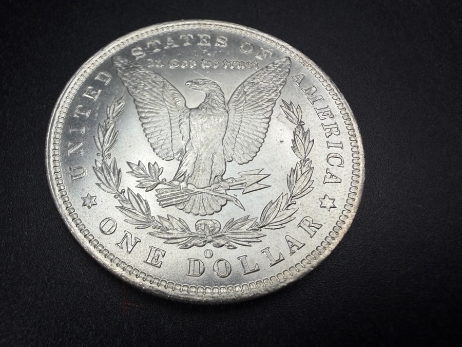 1885 O Brilliant Uncirculated Morgan Silver Dollar [Photo 4]