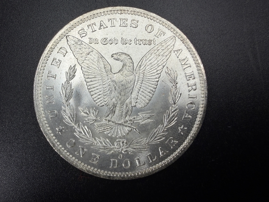 1885 O Brilliant Uncirculated Morgan Silver Dollar [Photo 3]