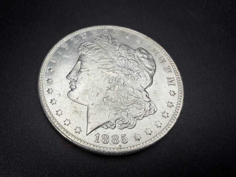 1885 O Brilliant Uncirculated Morgan Silver Dollar [Photo 2]