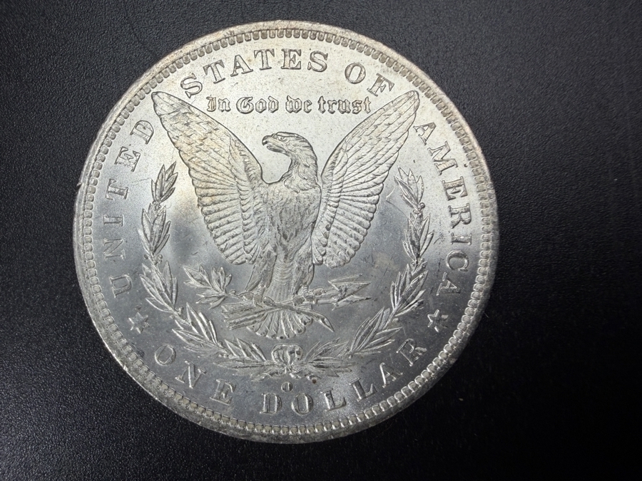 1885 O Brilliant Uncirculated Morgan Silver Dollar [Photo 3]