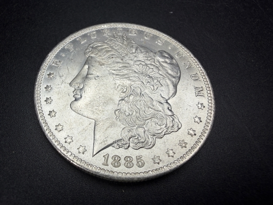 1885 O Brilliant Uncirculated Morgan Silver Dollar [Photo 2]