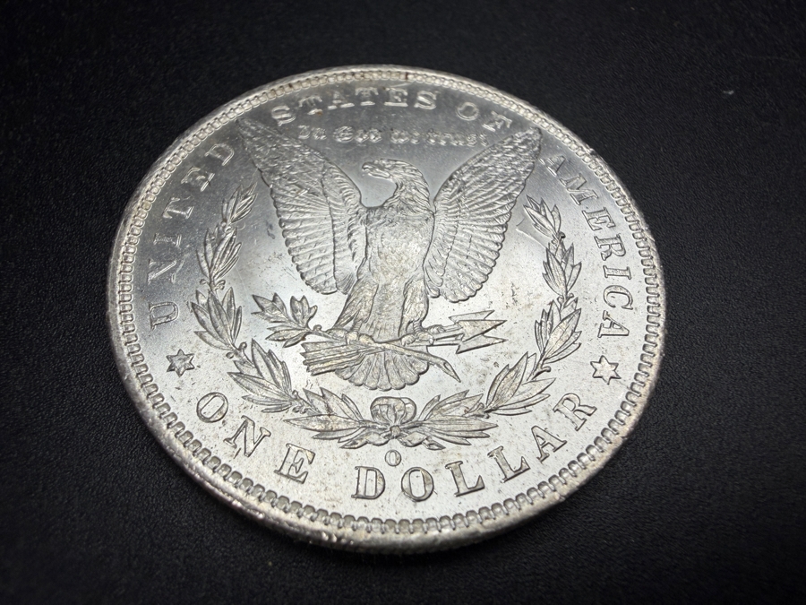 1885 O Brilliant Uncirculated Morgan Silver Dollar [Photo 4]