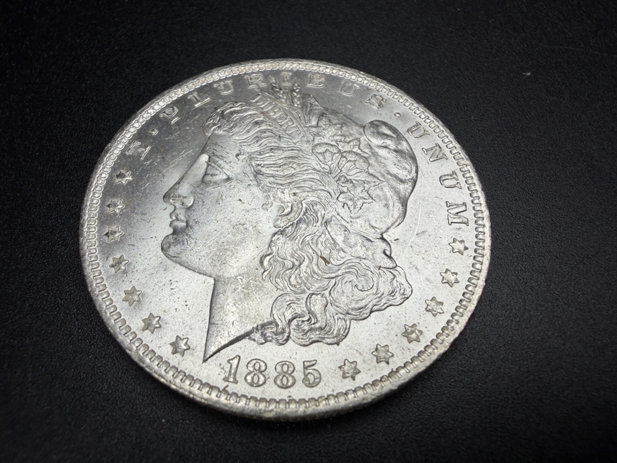 1885 O Brilliant Uncirculated Morgan Silver Dollar [Photo 2]