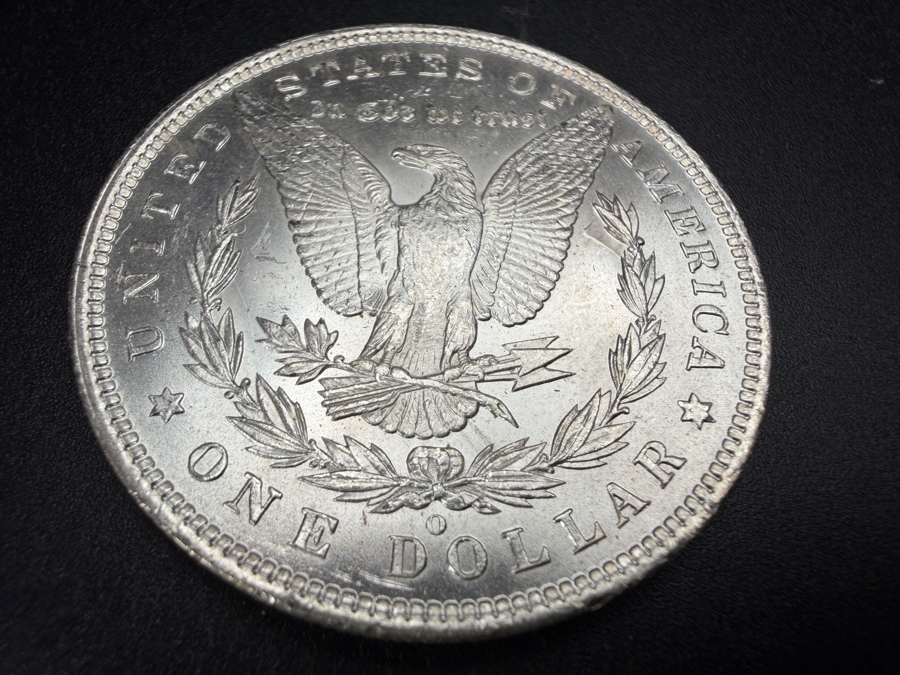 1885 O Brilliant Uncirculated Morgan Silver Dollar [Photo 4]