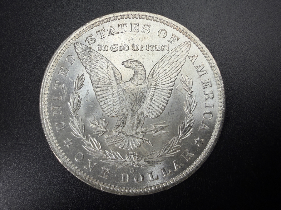 1885 O Brilliant Uncirculated Morgan Silver Dollar [Photo 3]