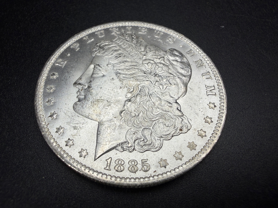 1885 O Brilliant Uncirculated Morgan Silver Dollar [Photo 2]