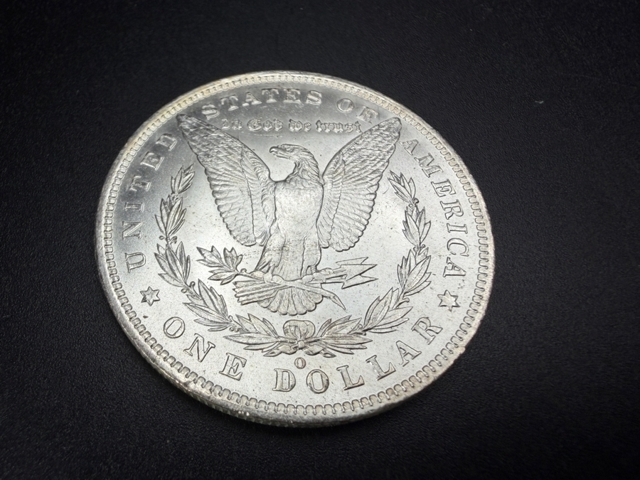1885 O Brilliant Uncirculated Morgan Silver Dollar [Photo 4]