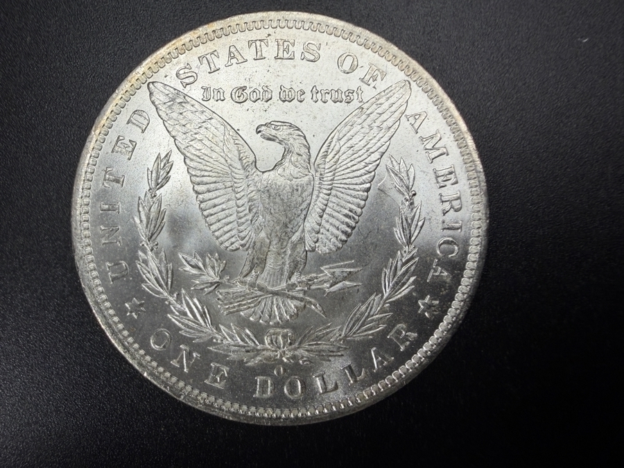 1885 O Brilliant Uncirculated Morgan Silver Dollar [Photo 3]