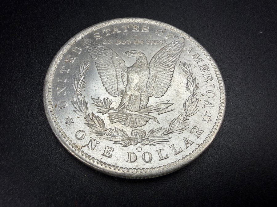 1885 O Brilliant Uncirculated Morgan Silver Dollar [Photo 4]