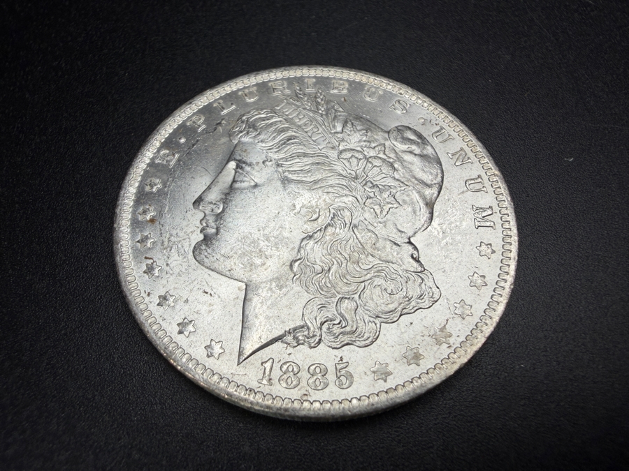 1885 O Brilliant Uncirculated Morgan Silver Dollar [Photo 2]