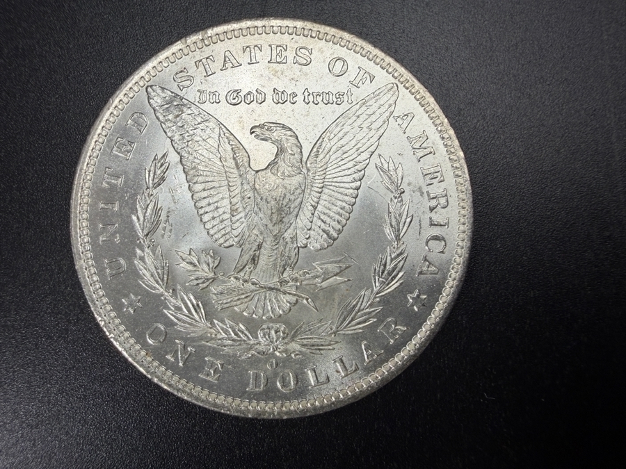 1885 O Brilliant Uncirculated Morgan Silver Dollar [Photo 3]