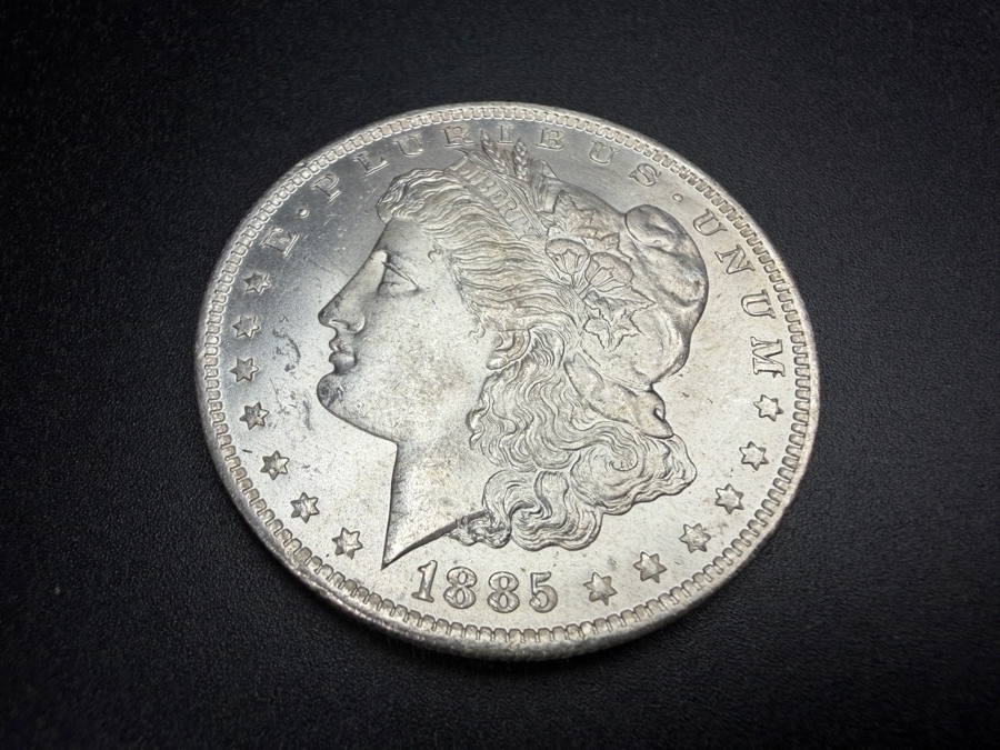 1885 O Brilliant Uncirculated Morgan Silver Dollar [Photo 2]