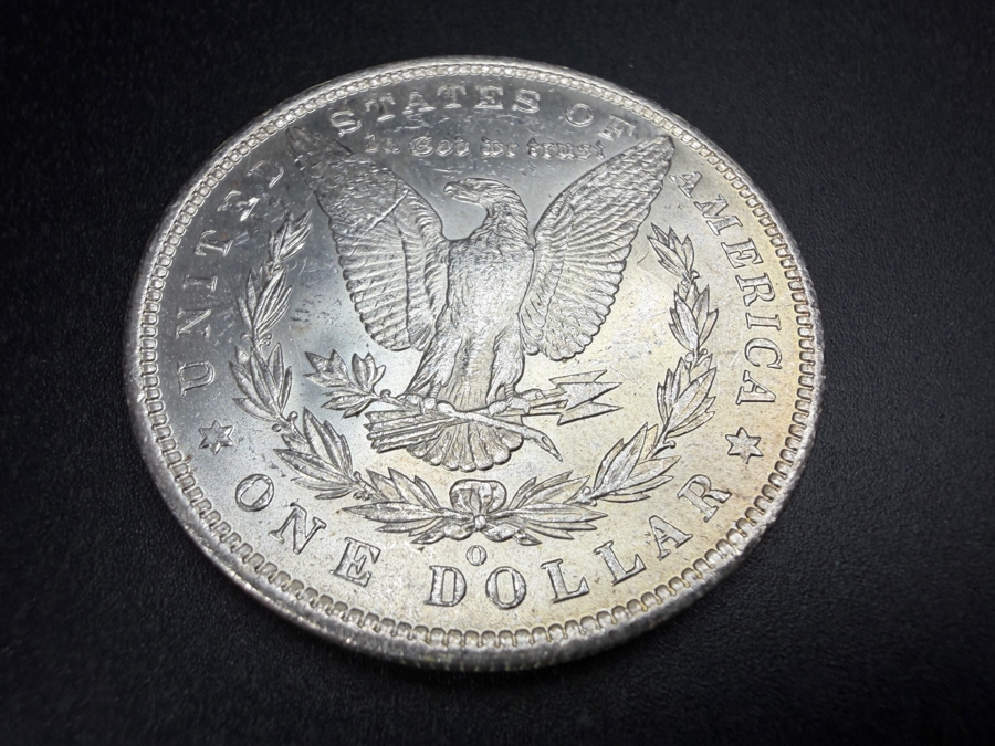 1885 O Brilliant Uncirculated Morgan Silver Dollar [Photo 4]