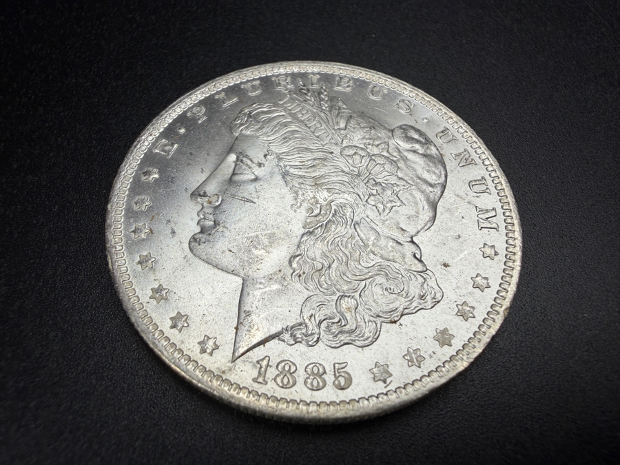 1885 O Brilliant Uncirculated Morgan Silver Dollar [Photo 2]