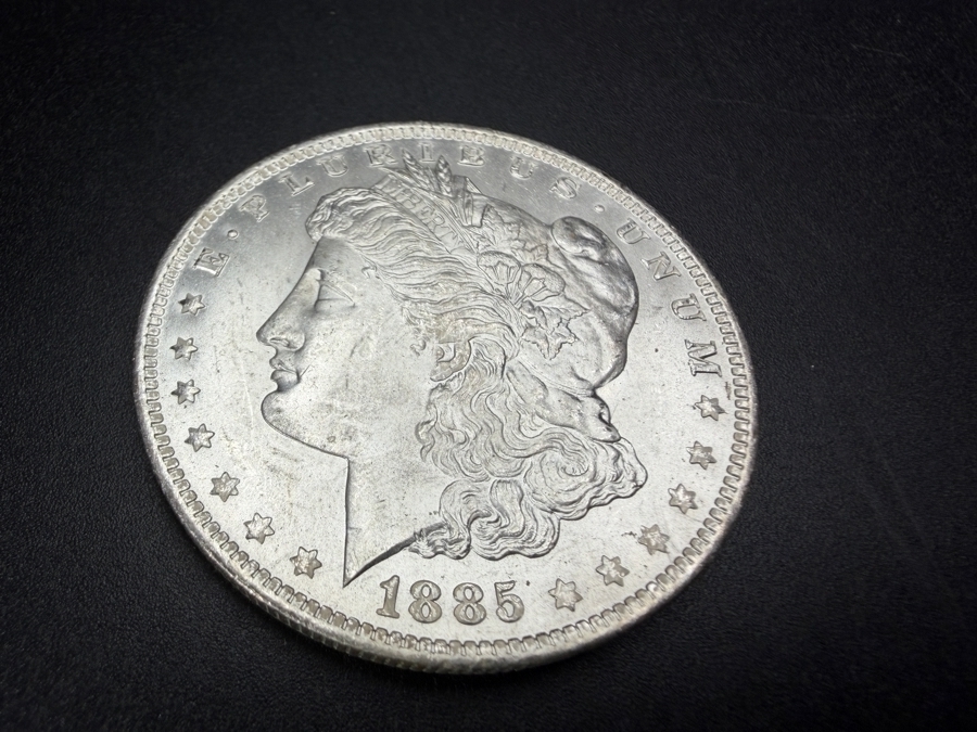 1885 O Brilliant Uncirculated Morgan Silver Dollar [Photo 2]