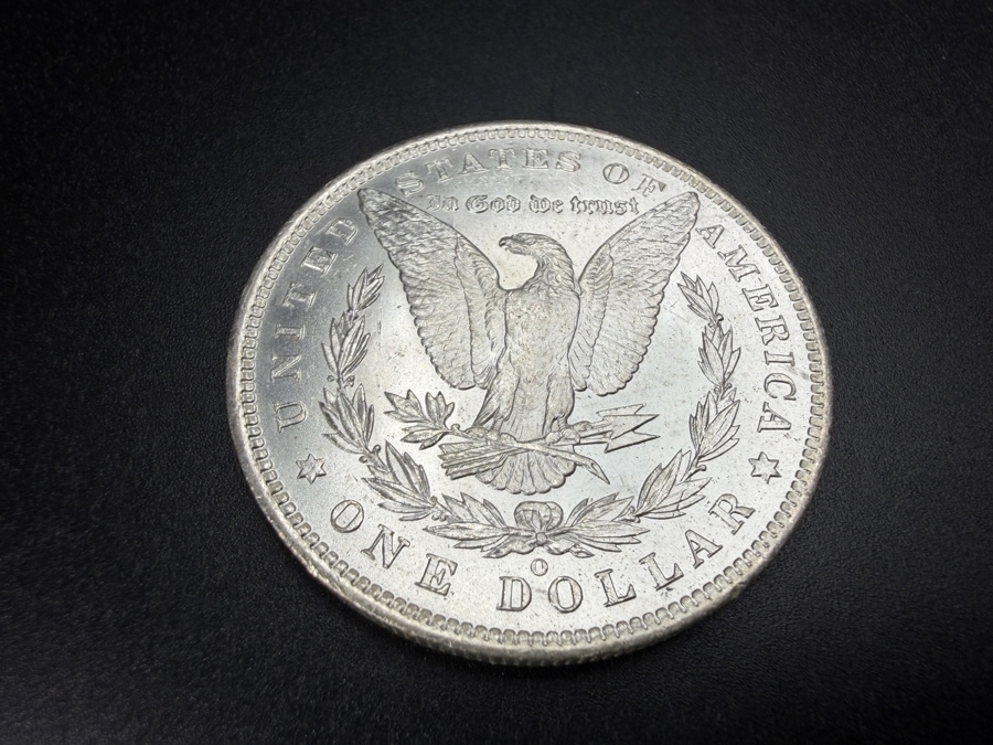 1885 O Brilliant Uncirculated Morgan Silver Dollar [Photo 4]