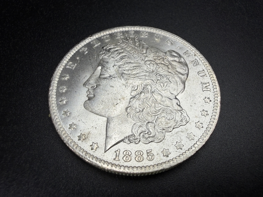 1885 O Brilliant Uncirculated Morgan Silver Dollar [Photo 2]