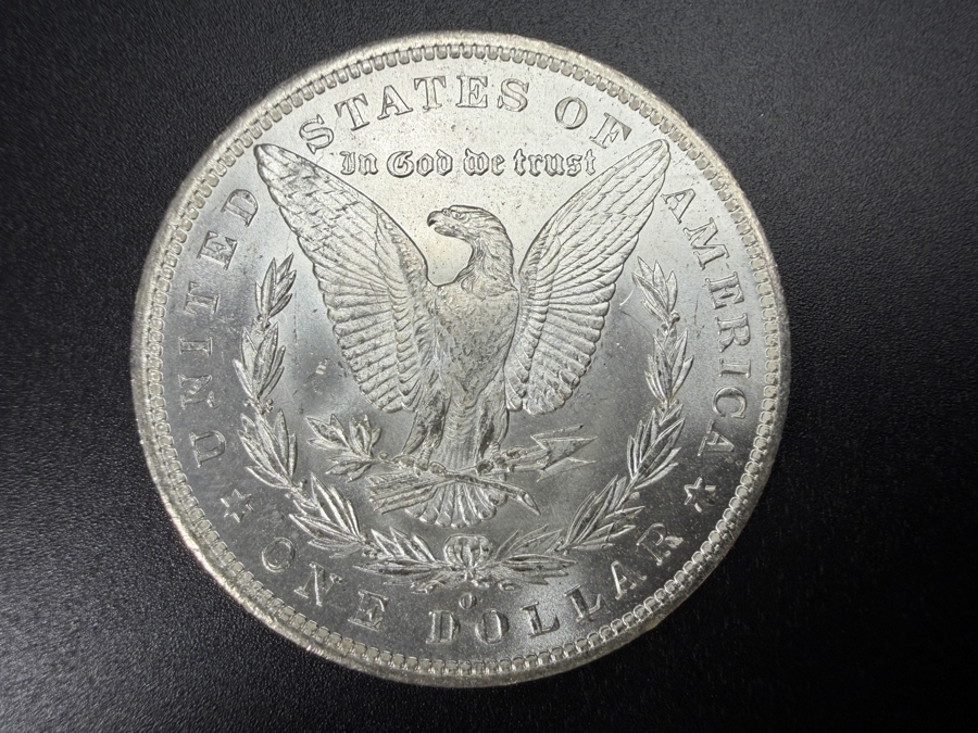 1885 O Brilliant Uncirculated Morgan Silver Dollar [Photo 3]