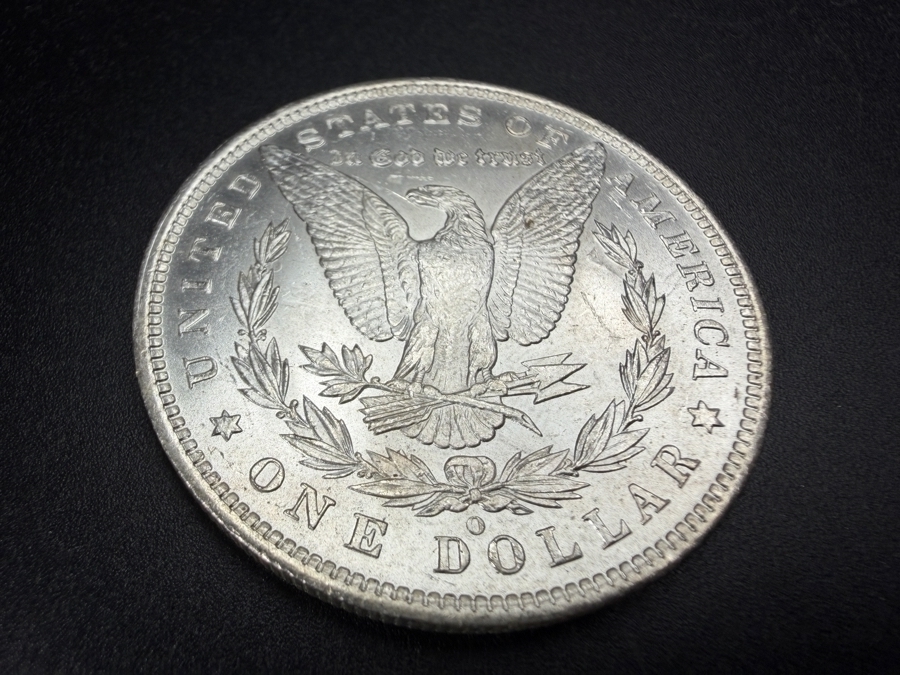 1885 O Brilliant Uncirculated Morgan Silver Dollar [Photo 4]