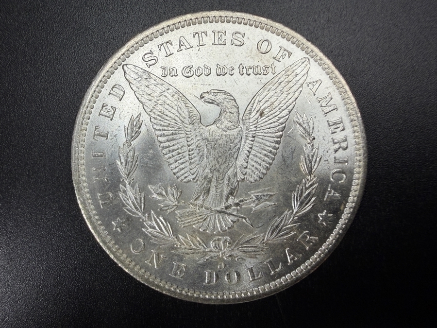 1885 O Brilliant Uncirculated Morgan Silver Dollar [Photo 3]