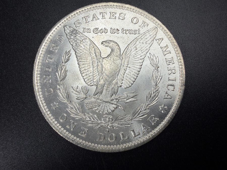 1885 O Brilliant Uncirculated Morgan Silver Dollar [Photo 3]