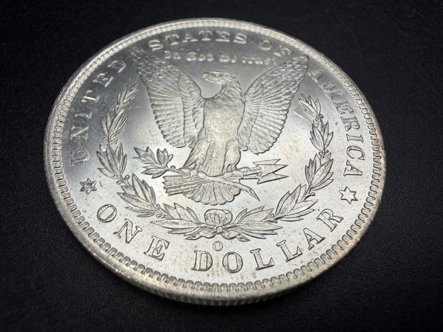 1885 O Brilliant Uncirculated Morgan Silver Dollar [Photo 4]