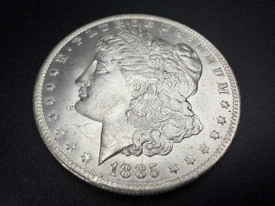 1885 O Brilliant Uncirculated Morgan Silver Dollar [Photo 2]