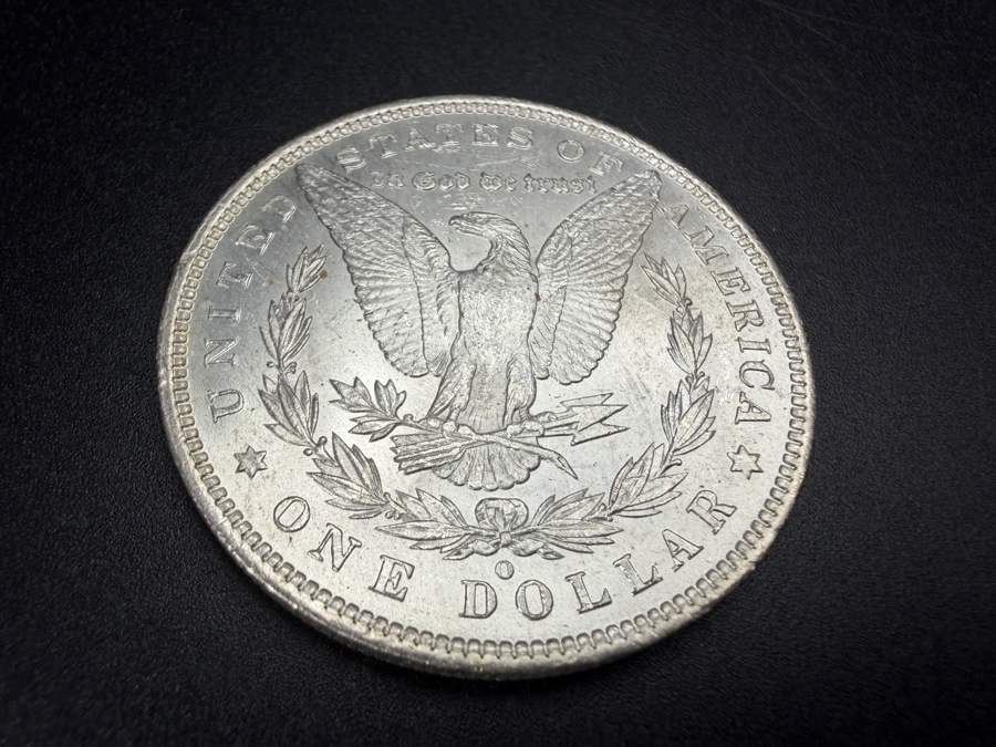 1885 O Brilliant Uncirculated Morgan Silver Dollar [Photo 4]