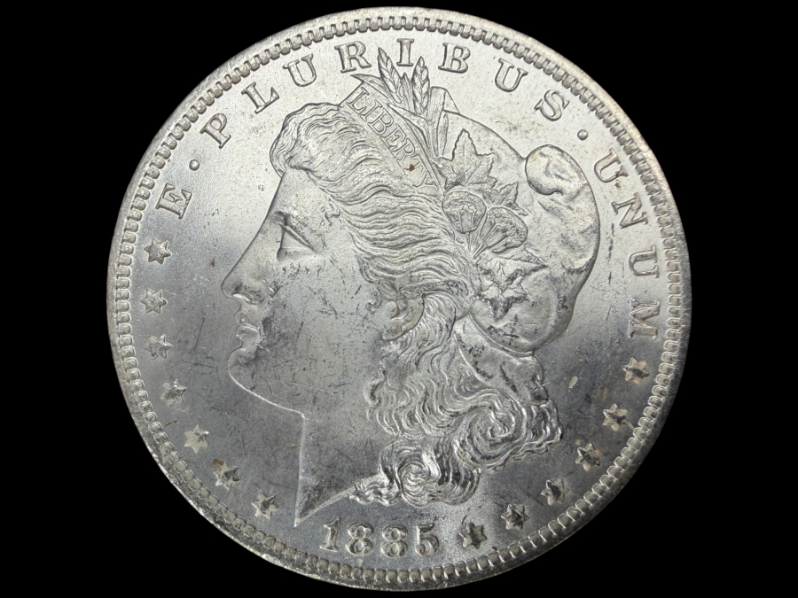 1885 O Brilliant Uncirculated Morgan Silver Dollar