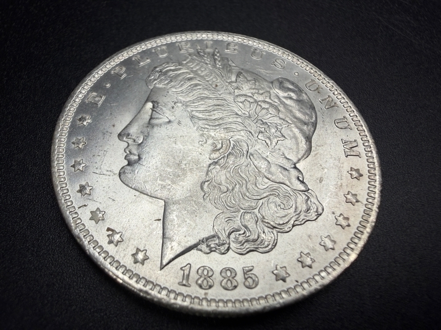 1885 O Brilliant Uncirculated Morgan Silver Dollar [Photo 2]