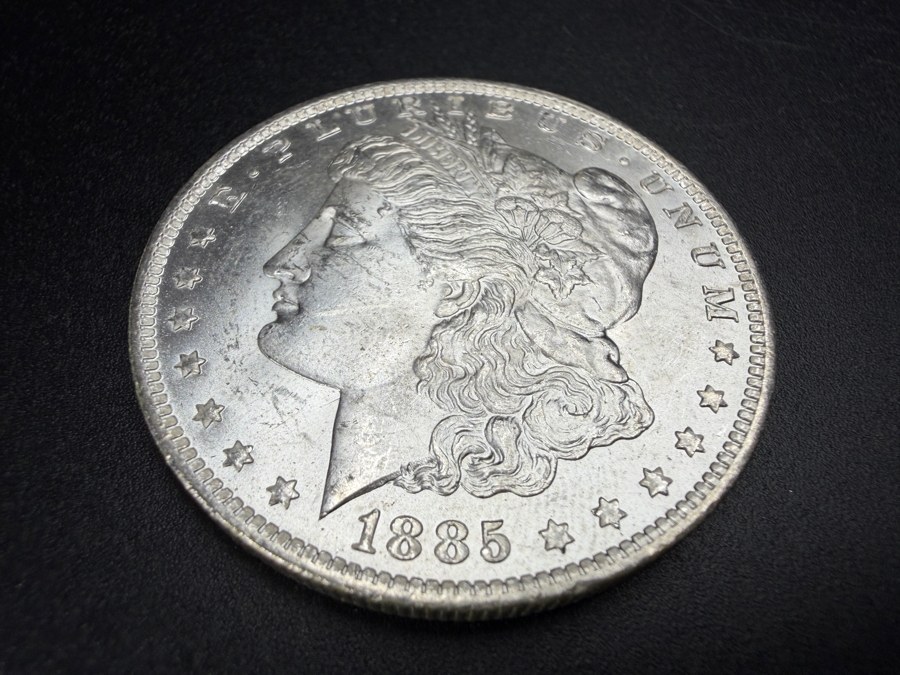 1885 O Brilliant Uncirculated Morgan Silver Dollar [Photo 2]