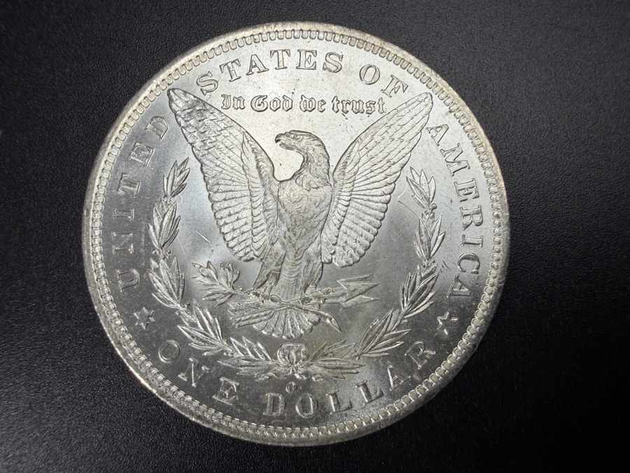 1885 O Brilliant Uncirculated Morgan Silver Dollar [Photo 3]