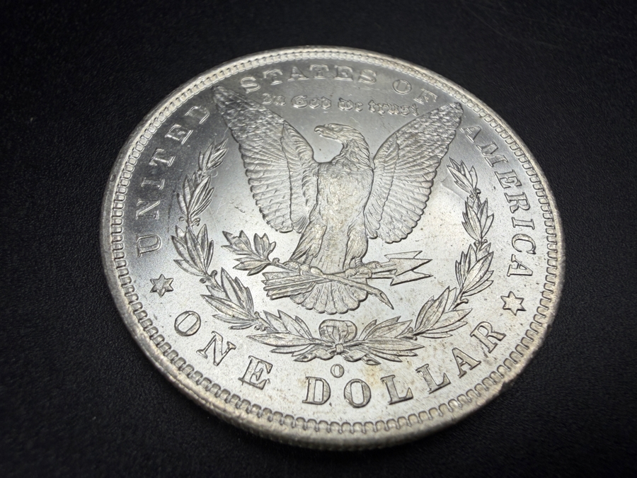 1885 O Brilliant Uncirculated Morgan Silver Dollar [Photo 4]